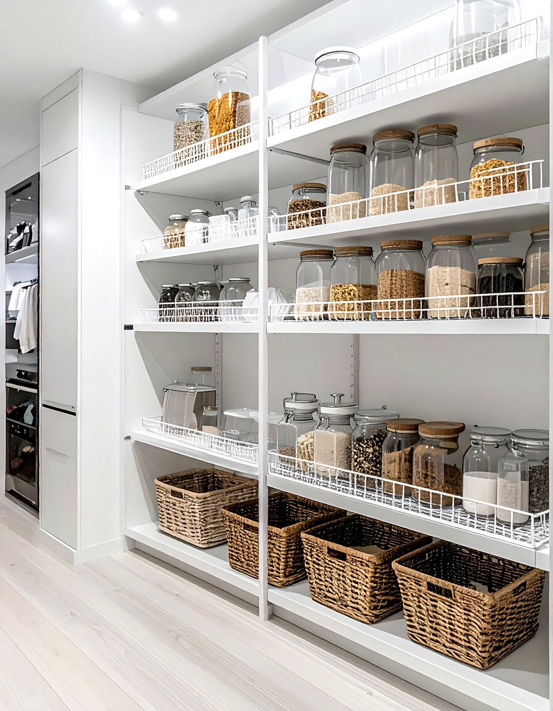 Tension shelf organizers - 30 removable decor ideas