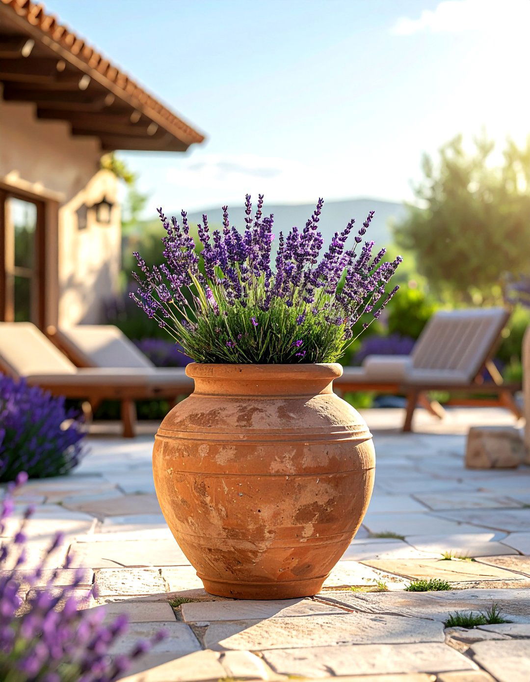 Terra Cotta Vase Patio - 30 statement vase ideas