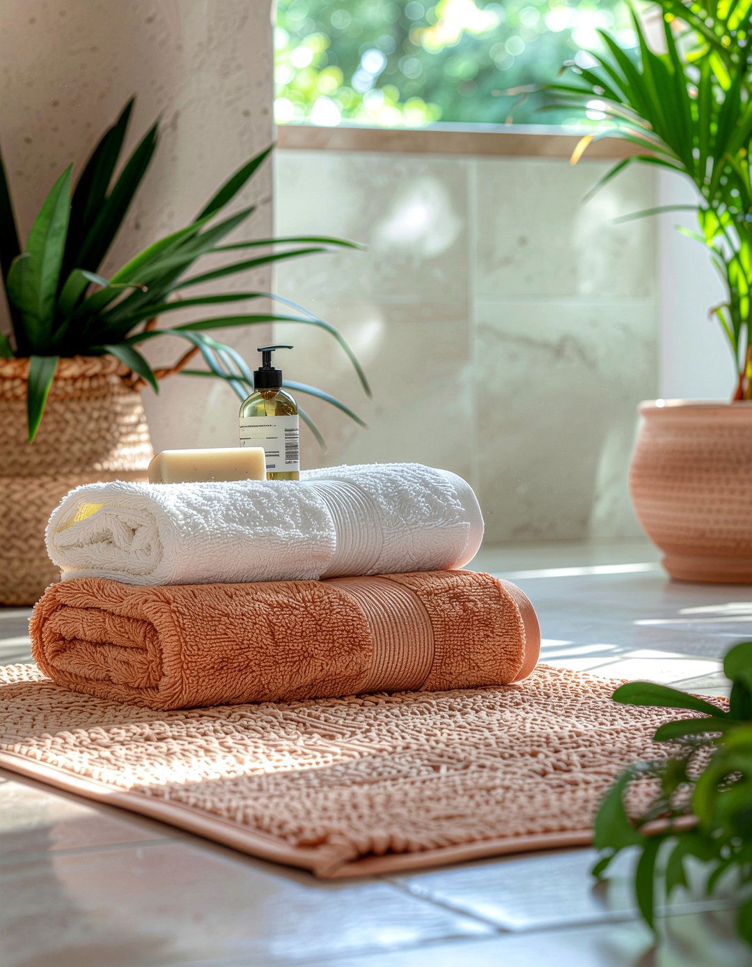 Terracotta Bath Linens - 30 bathroom linens ideas
