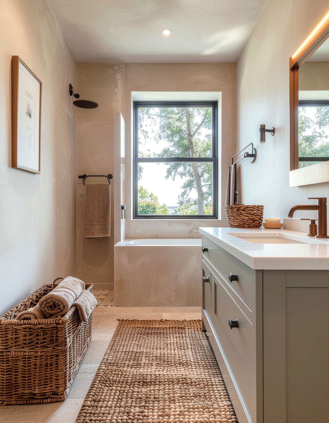 Terracotta Bathroom - 30 bathroom towel color ideas