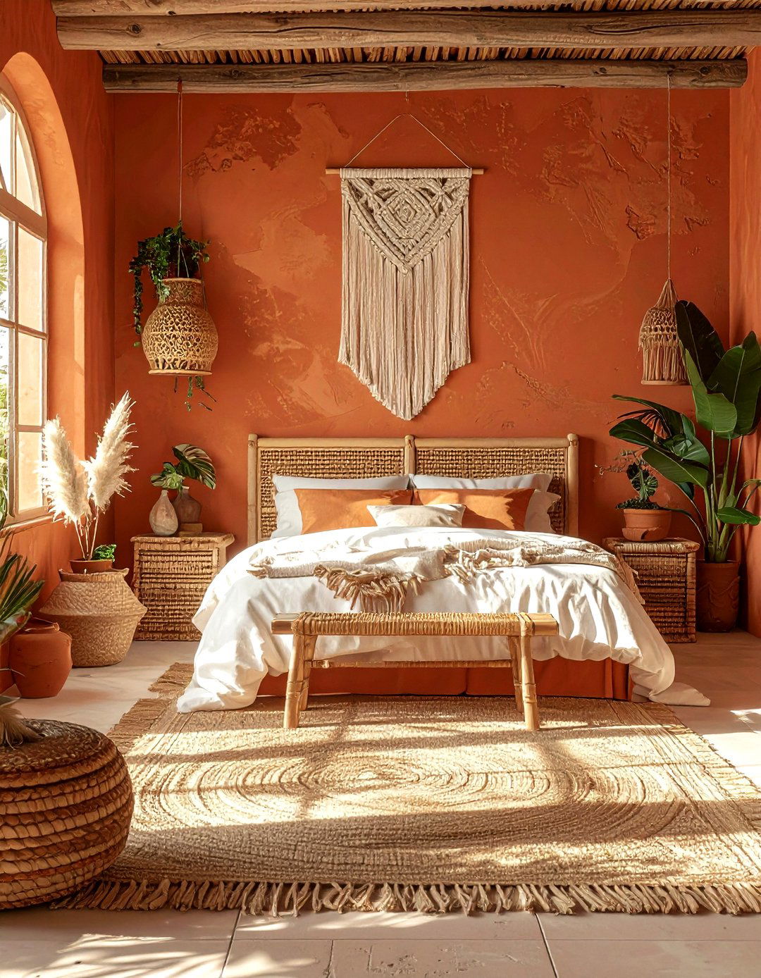 Terracotta Bedroom - 30 bedroom paint color ideas