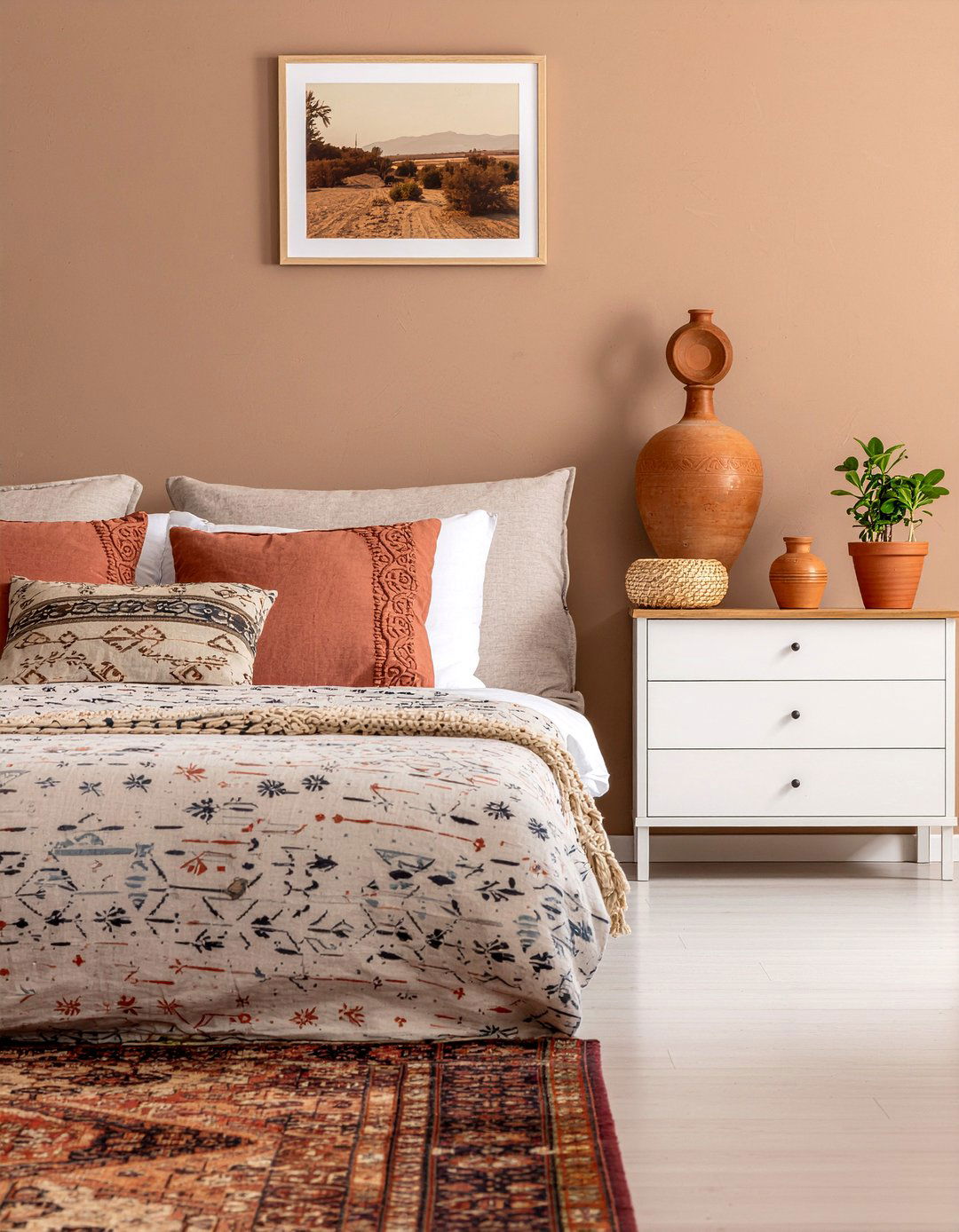 Terracotta Bedroom Decor - 30 sanctuary bedroom ideas