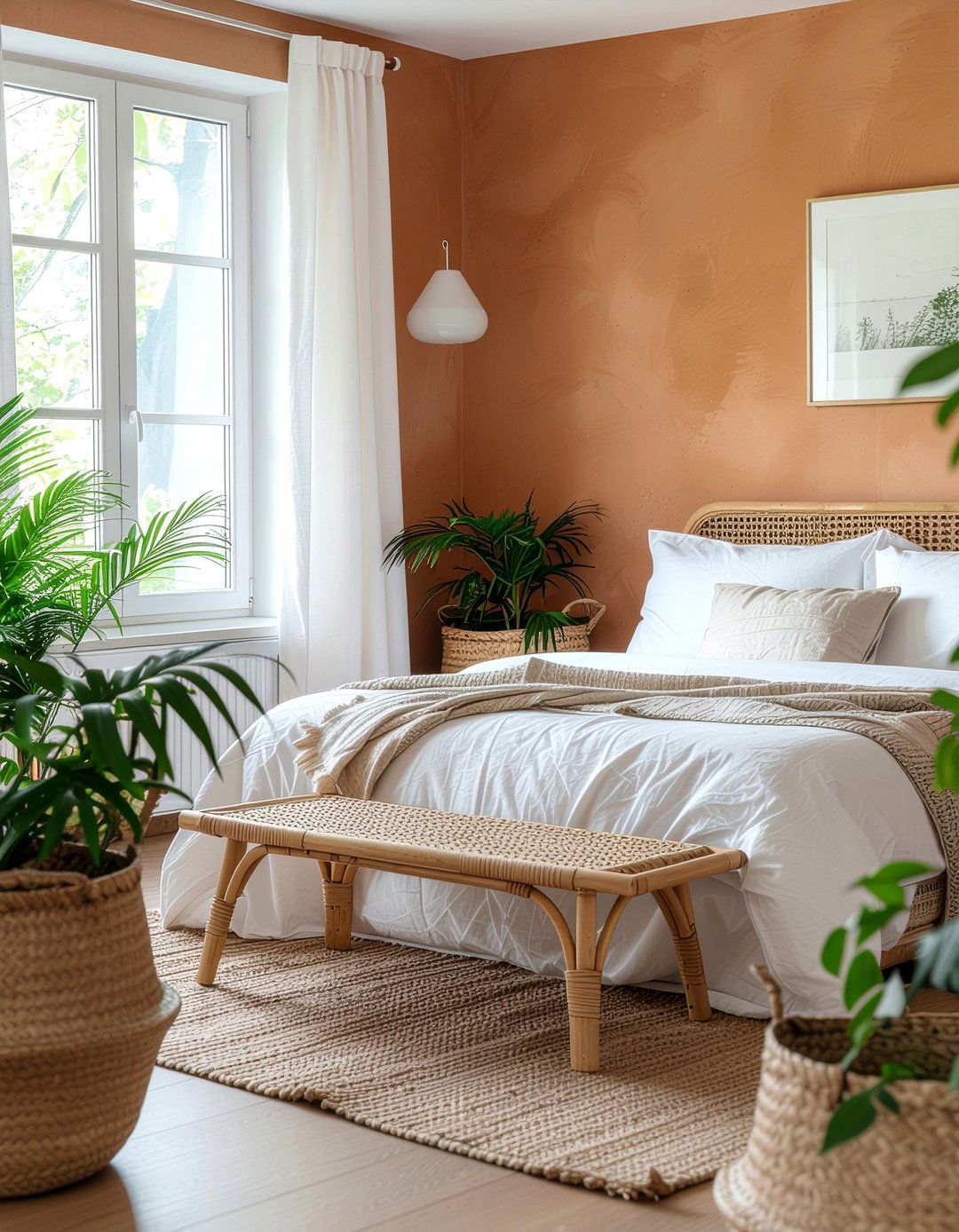 Terracotta Bedroom Walls - 30 bedroom warm settings