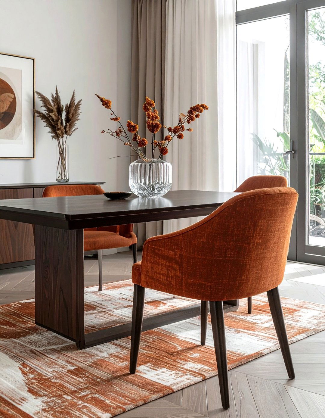 Terracotta Dining Chair - 30 terracotta decor ideas