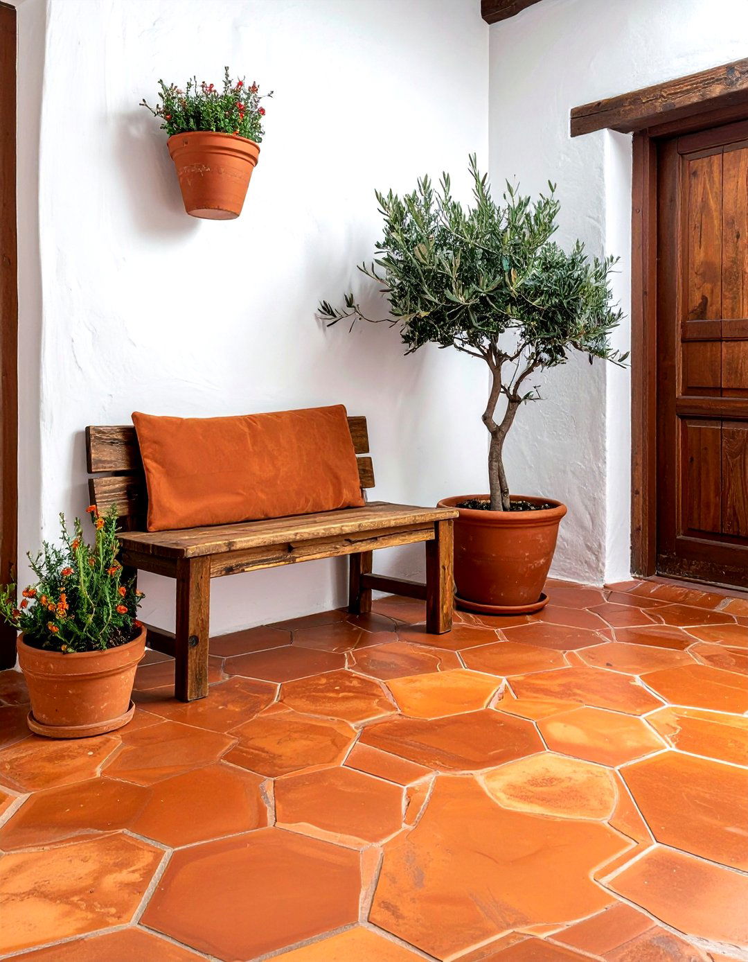 Terracotta Floor Tile - 30 top decor ideas