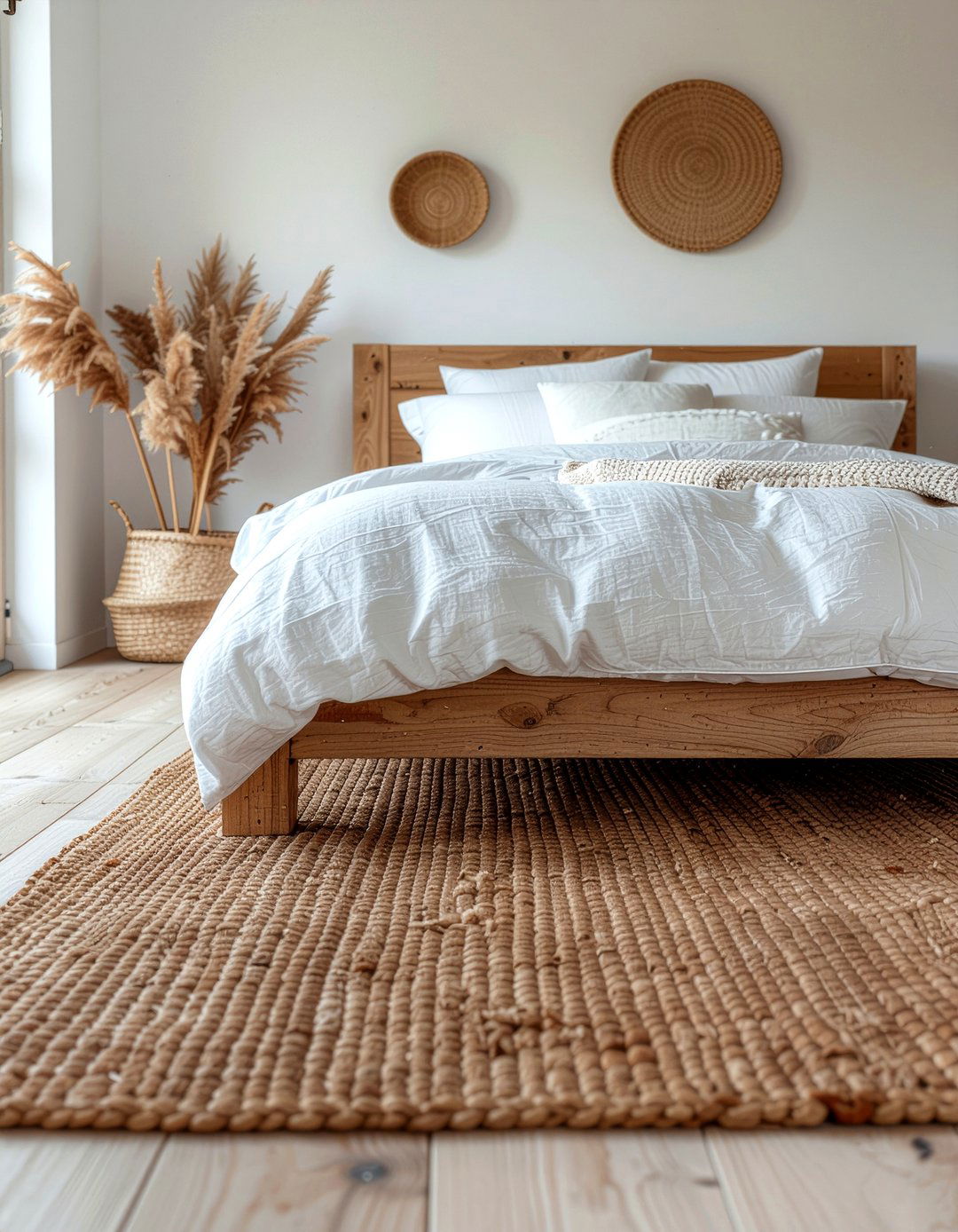Terracotta Jute Rug Bedroom - 30 terracotta bedroom ideas