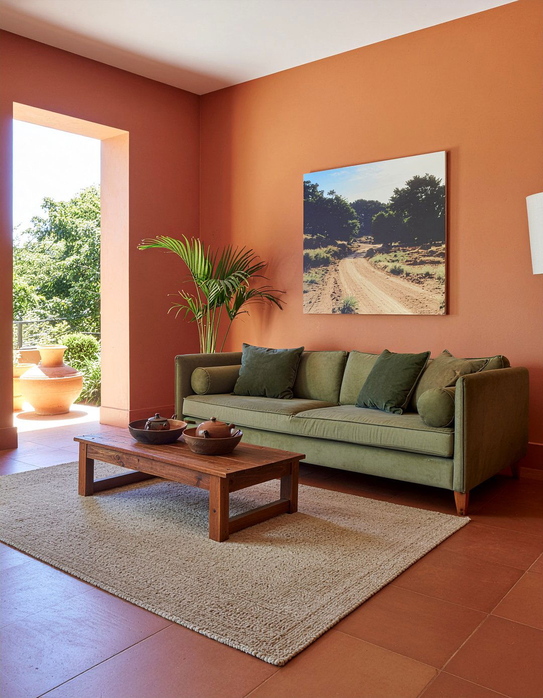 Terracotta Living Room Decor - 30 safari living room ideas