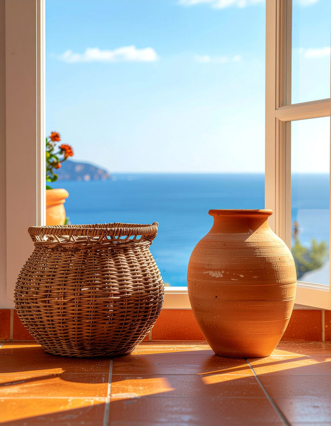 Terracotta Pot Vase - 30 empty vase decor ideas