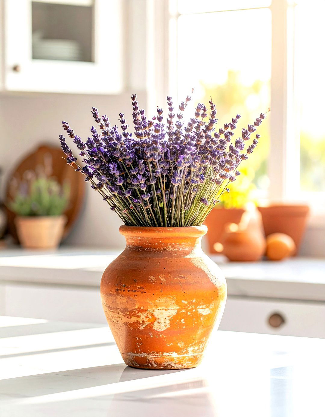 Terracotta Pot Vase - 30 decorative vase ideas