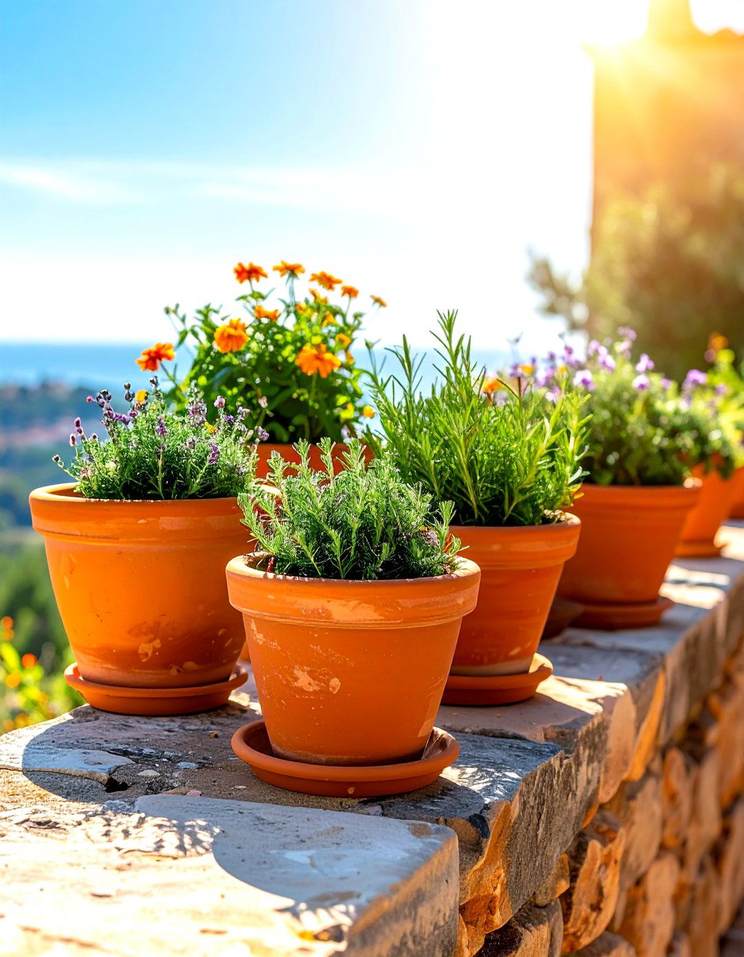 Terracotta Pots - 30 French country decor ideas