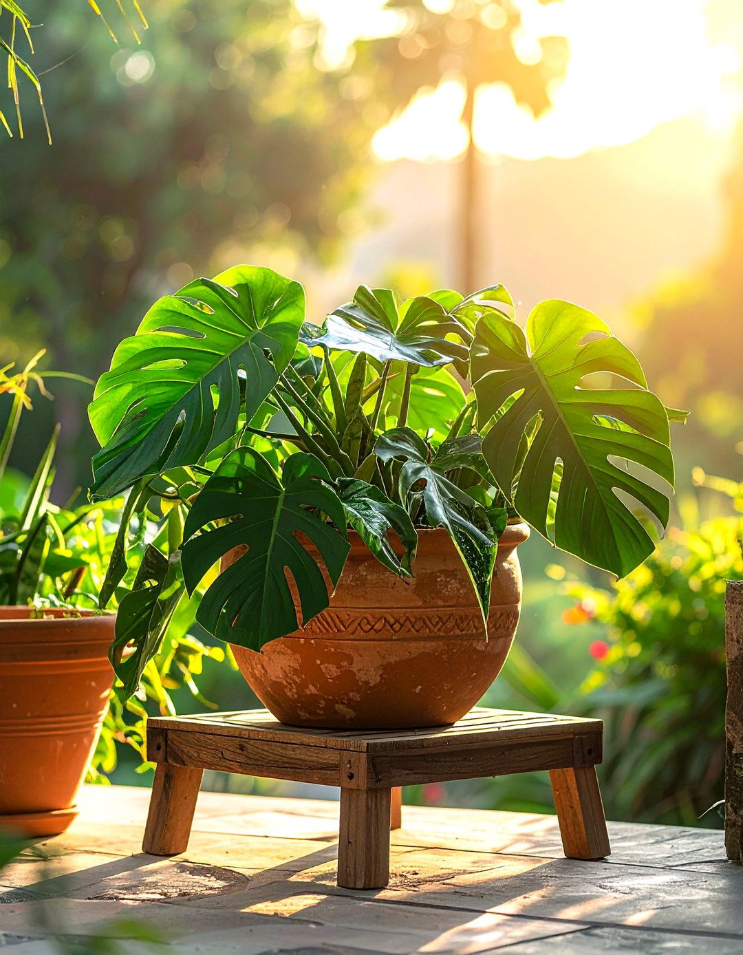 Terracotta Potted Plant - 30 terracotta decor ideas