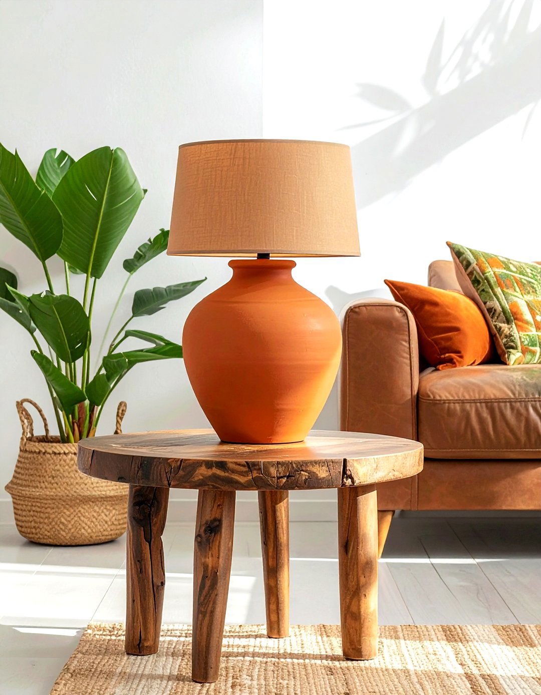 Terracotta Table Lamp - 30 living room table lamps