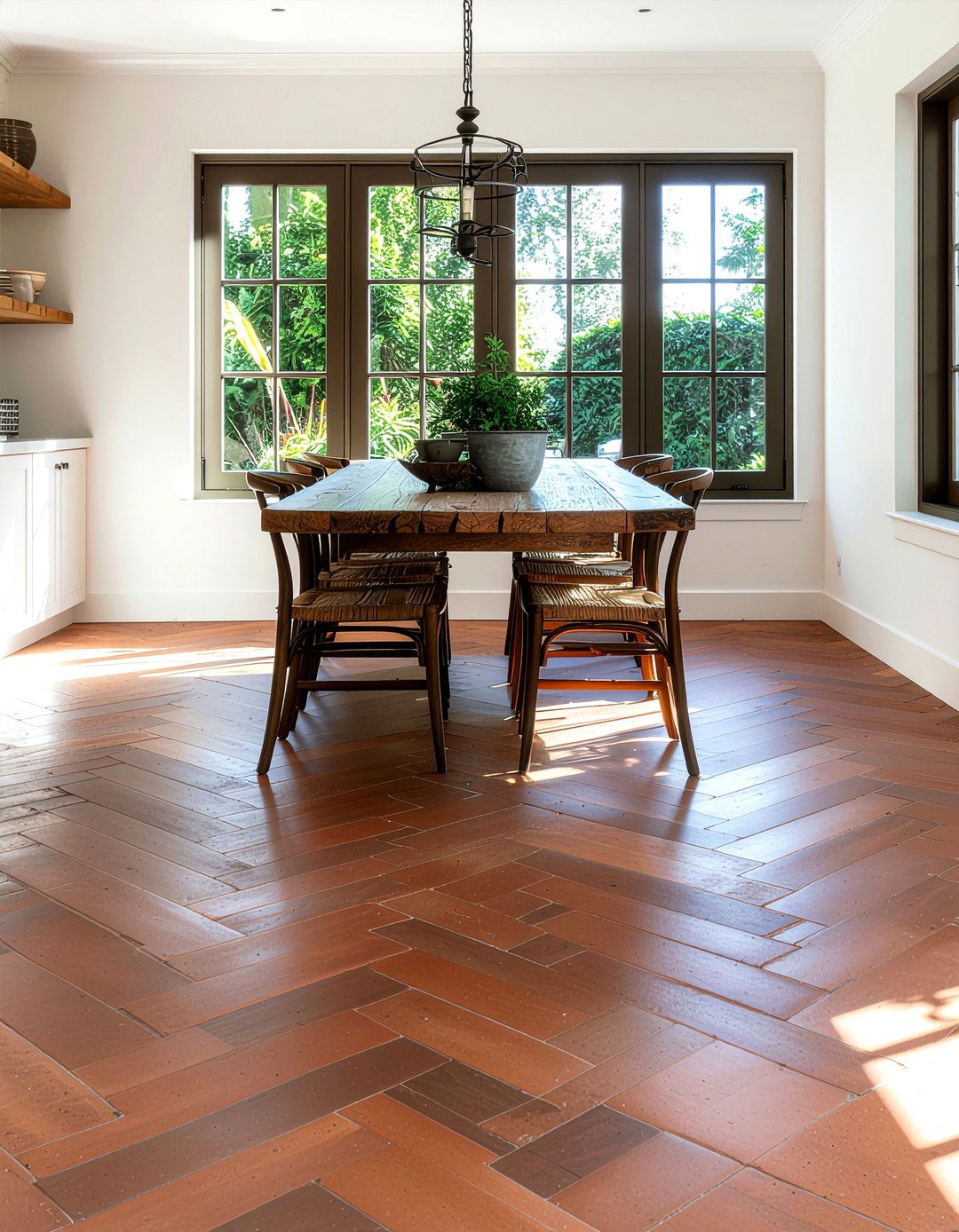 Terracotta Tile Floor - 30 old world dining room ideas