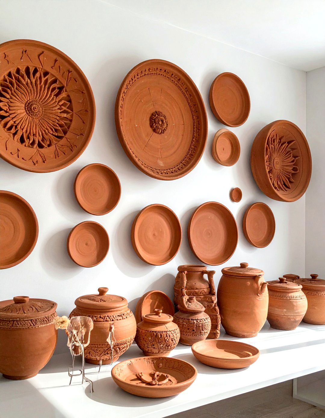 Terracotta Wall Art - 30 terracotta decor ideas