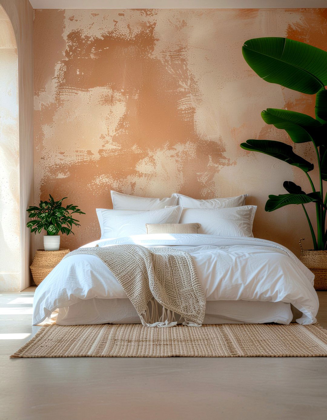 Terracotta Wall - 30 Mexican bedroom ideas