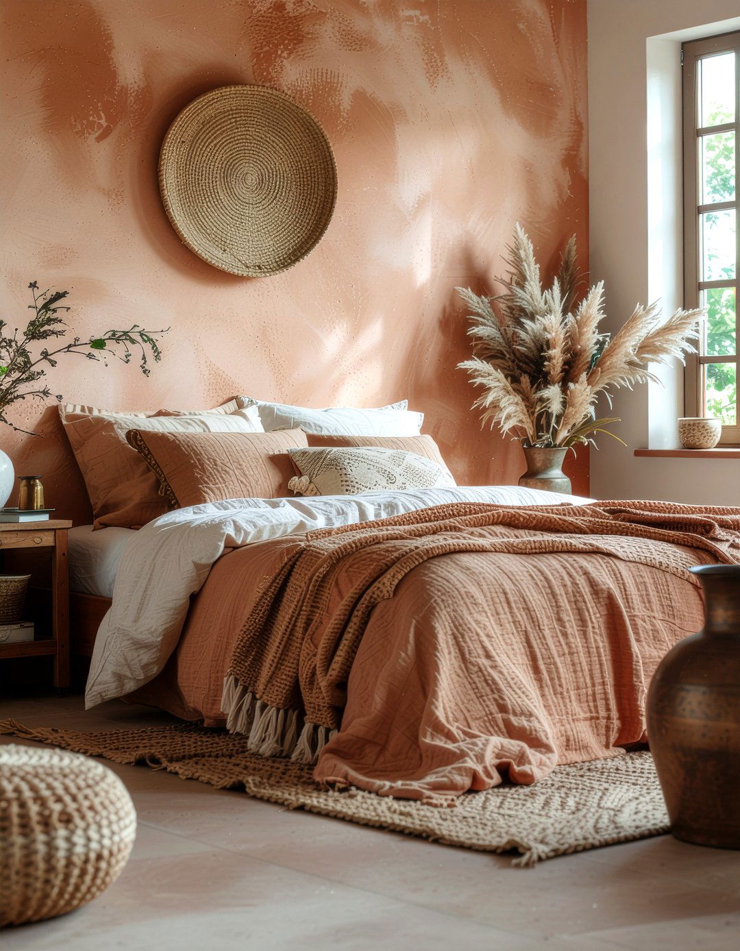 Terracotta and bronze bedroom - 30 bronze accent bedroom ideas