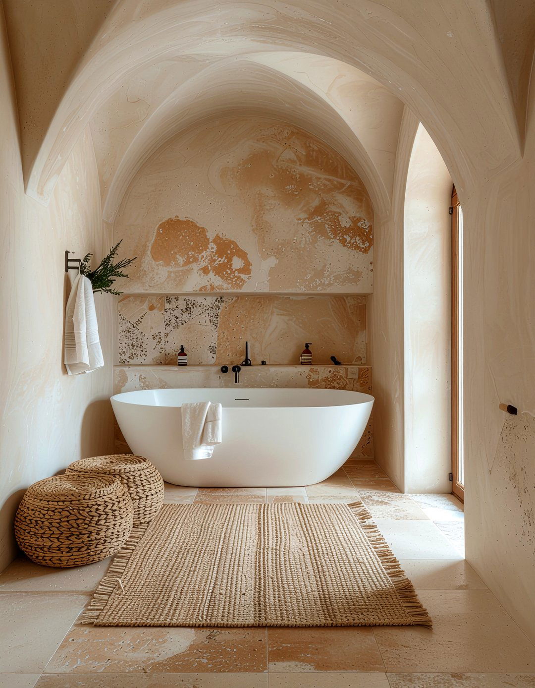 Terracotta bathroom - 30 small bathroom color ideas