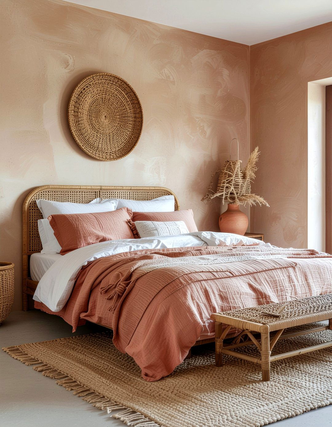 Terracotta bedroom - 30 bold color bedroom ideas
