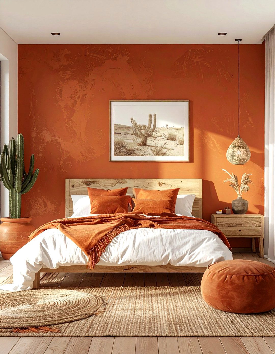 Terracotta bedroom - 30 desert modern decor ideas