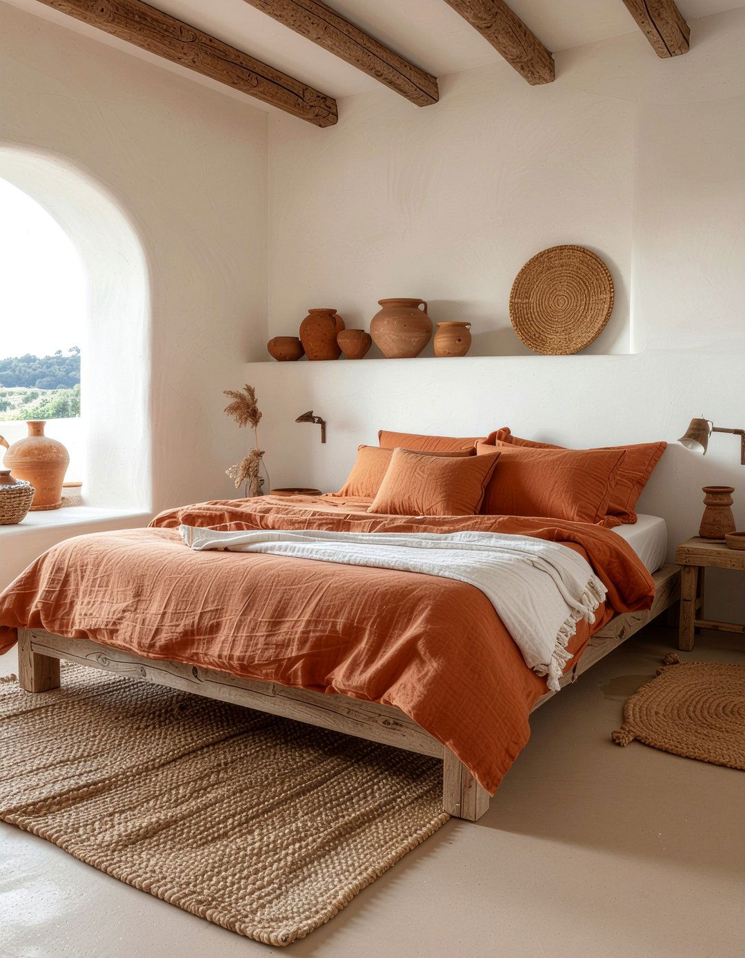 Terracotta bedroom - 30 bedroom color ideas