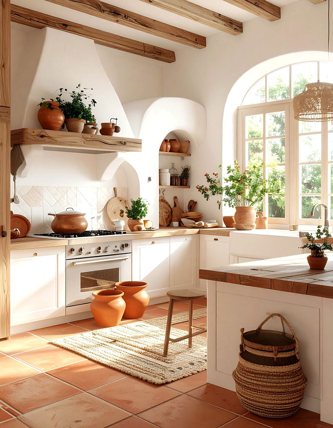 Terracotta boho kitchen - 30 boho kitchen ideas