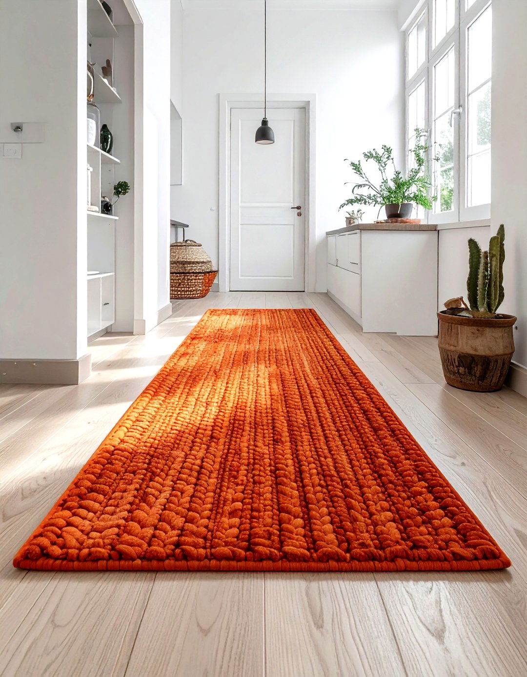 Terracotta color kitchen rug - 30 terracotta kitchen ideas