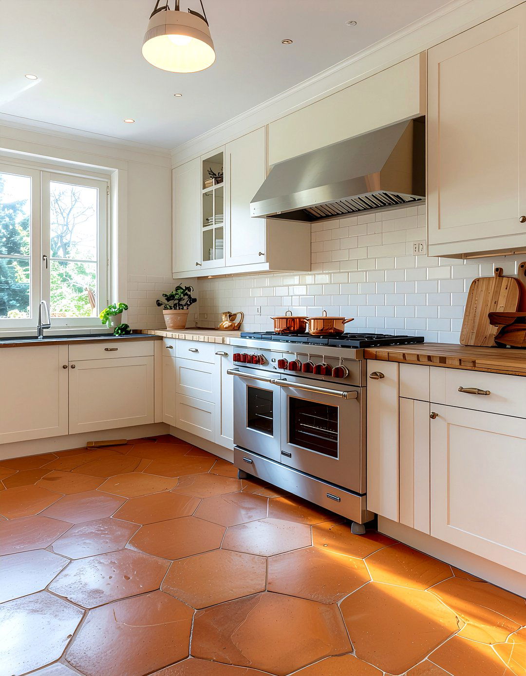 Terracotta floor tile - 30 emerging decor trend ideas