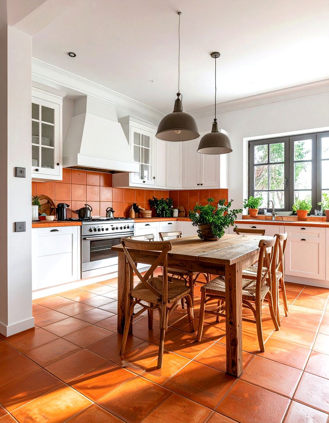 Terracotta floor tile - 30 best home decor ideas