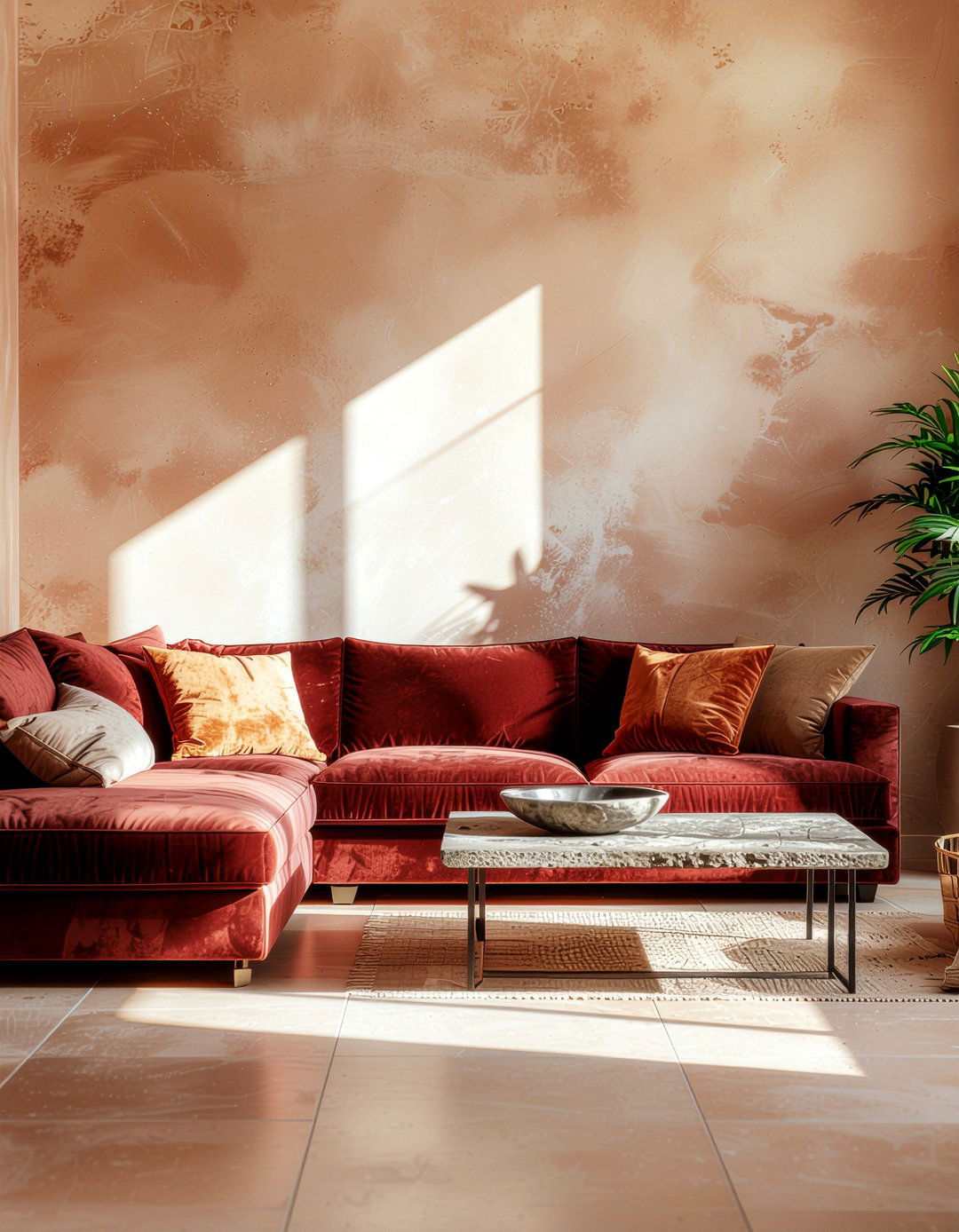 Terracotta living room - 30 earthy living room ideas