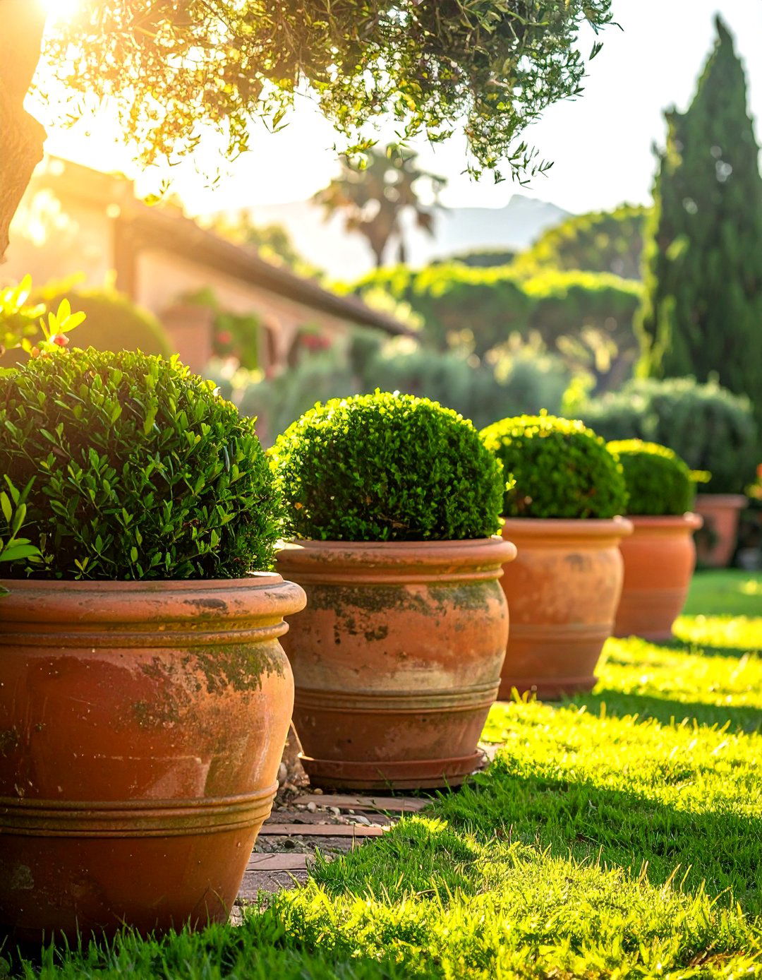 Terracotta rimmed pots - 30 terracotta planter ideas