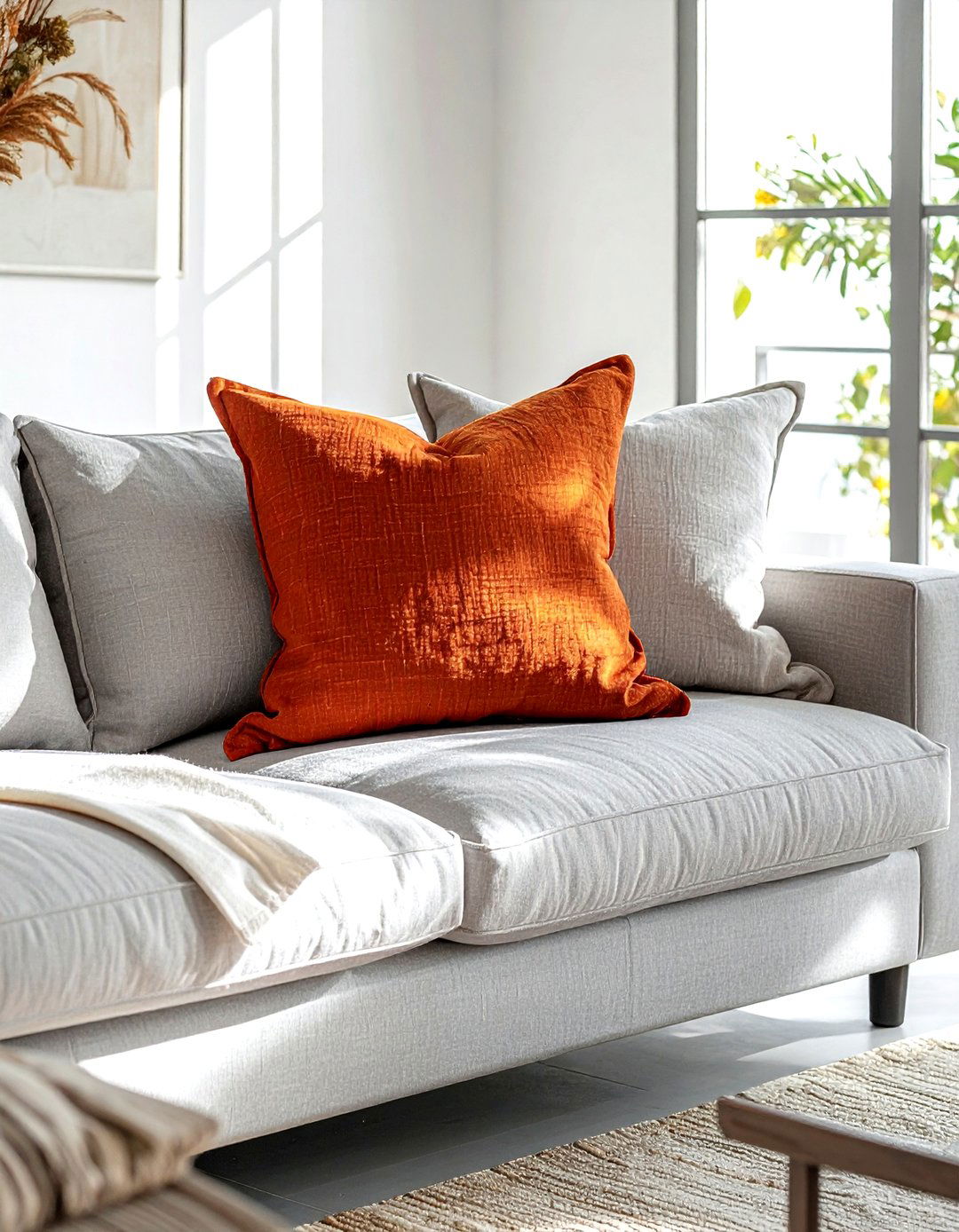 Terracotta throw pillow - 30 decorative pillow ideas