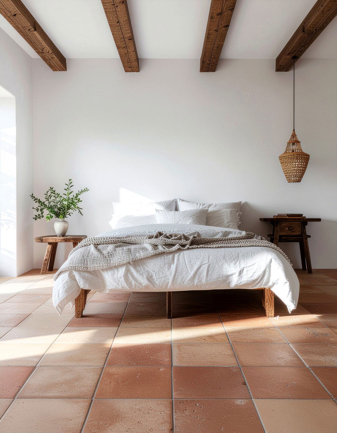 Terracotta tile bedroom - 30 warm toned bedroom ideas