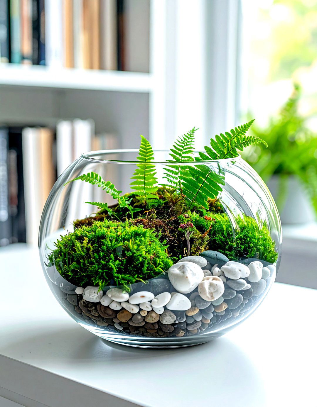 Terrarium Glass Bowl - 30 DIY decor ideas