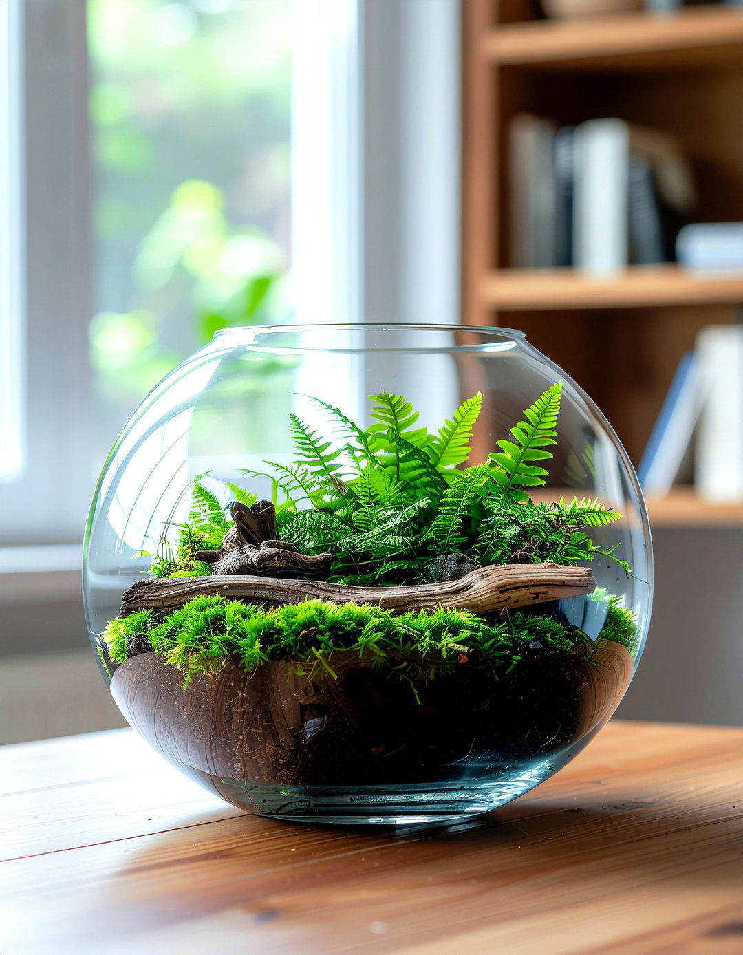 Terrarium Moss Garden - 30 everyday flower ideas
