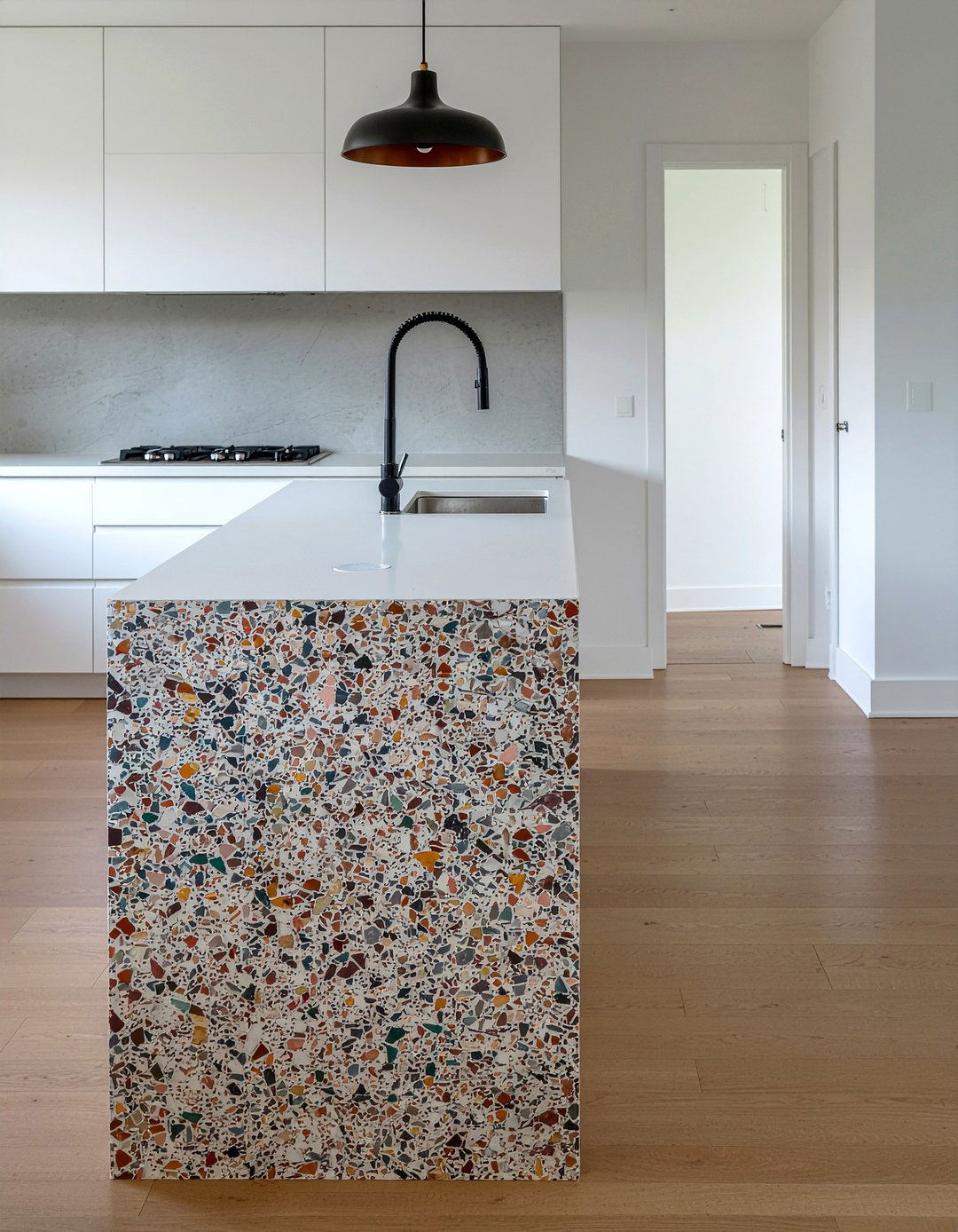 Terrazzo And Quartz Pairing - 30 kitchen finish mixing ideas