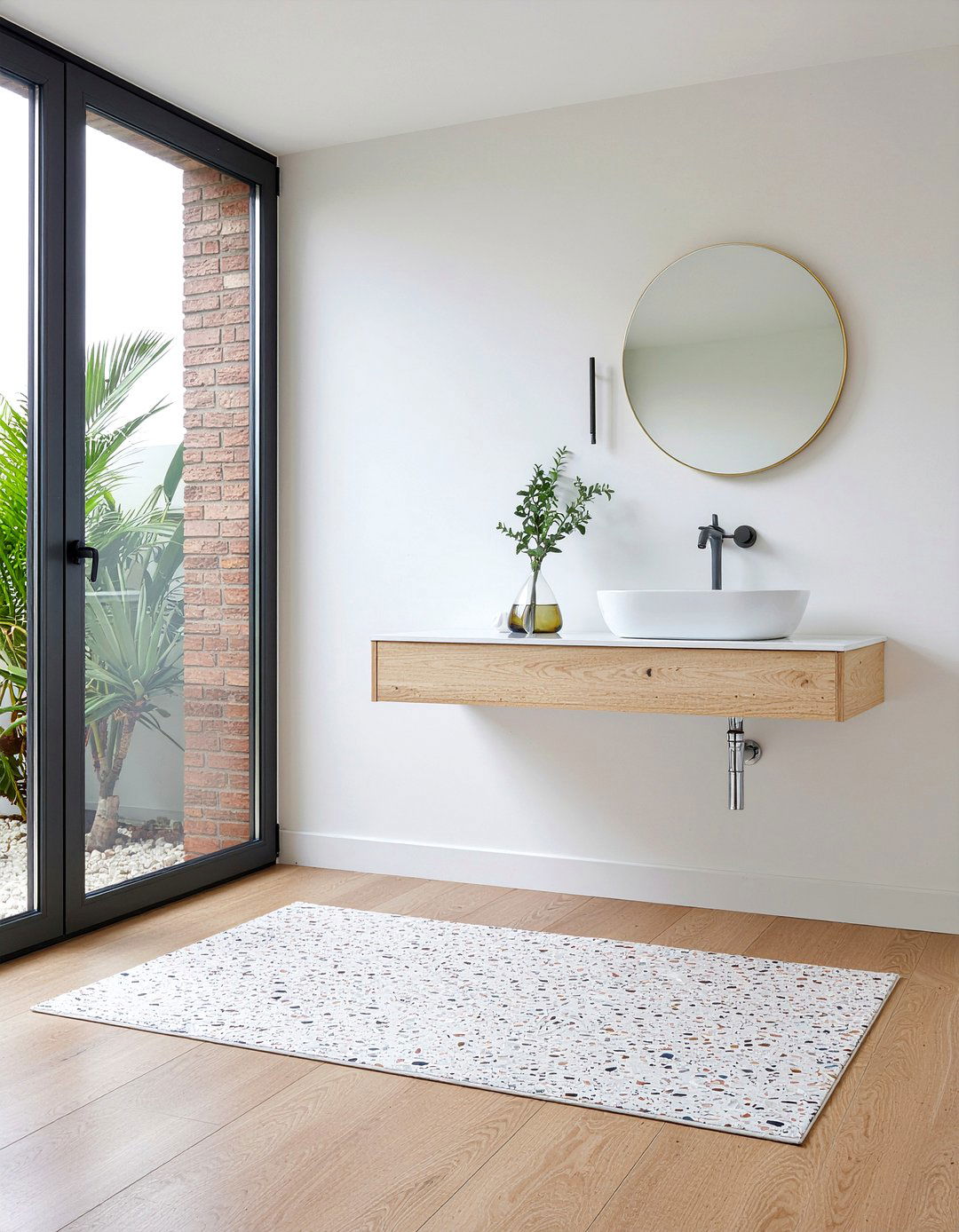 Terrazzo Bath Rug - 30 bathroom rug ideas