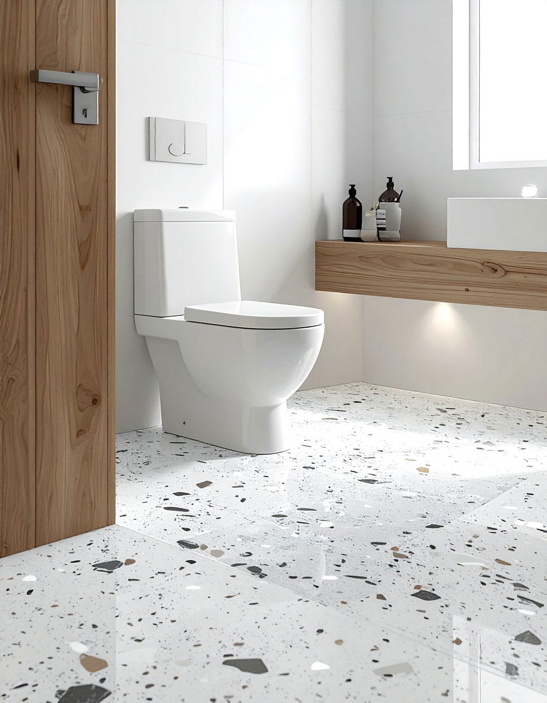 Terrazzo Bathroom Floor - 30 terrazzo bathroom ideas