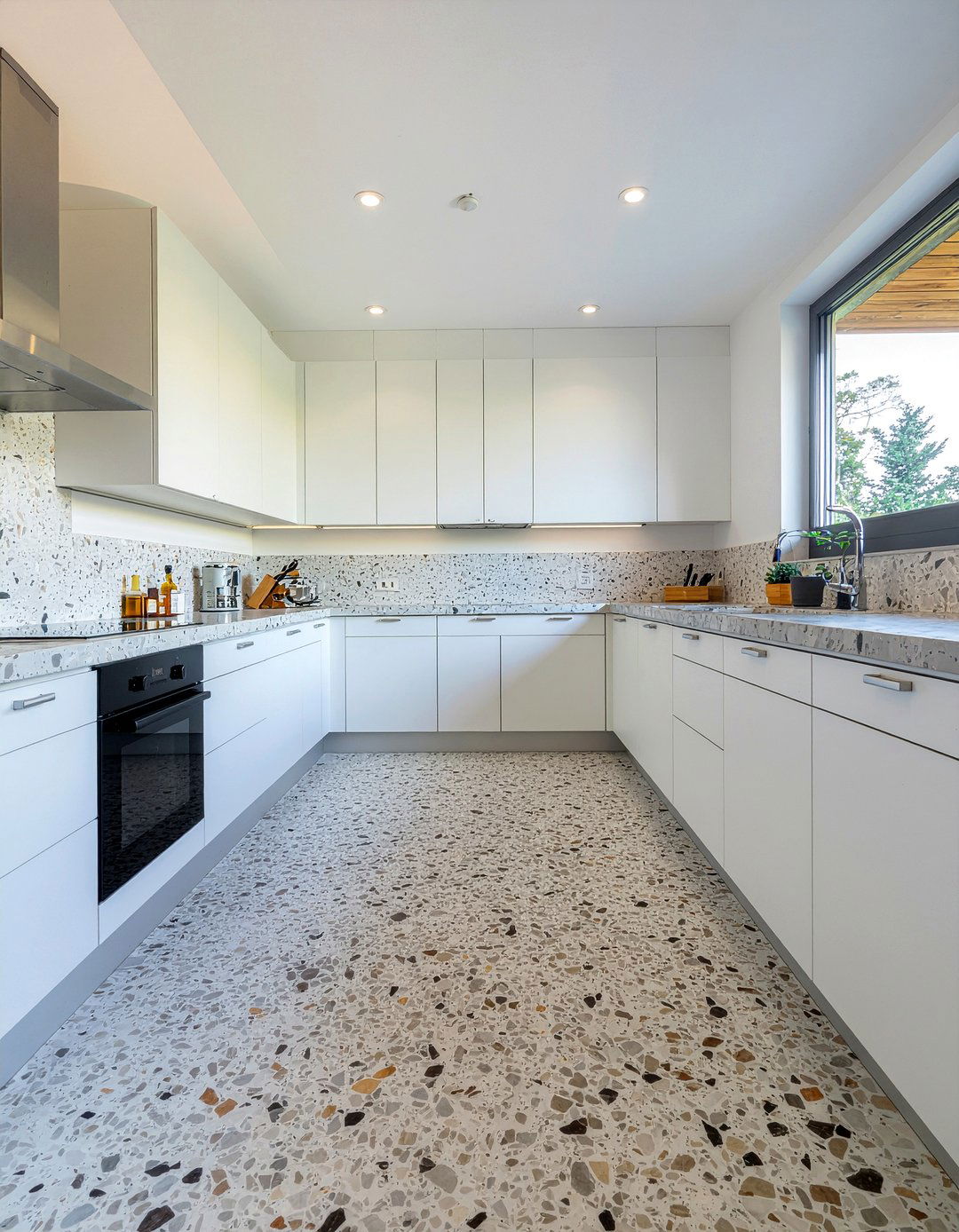 Terrazzo Kitchen Floor - 30 modern kitchen ideas