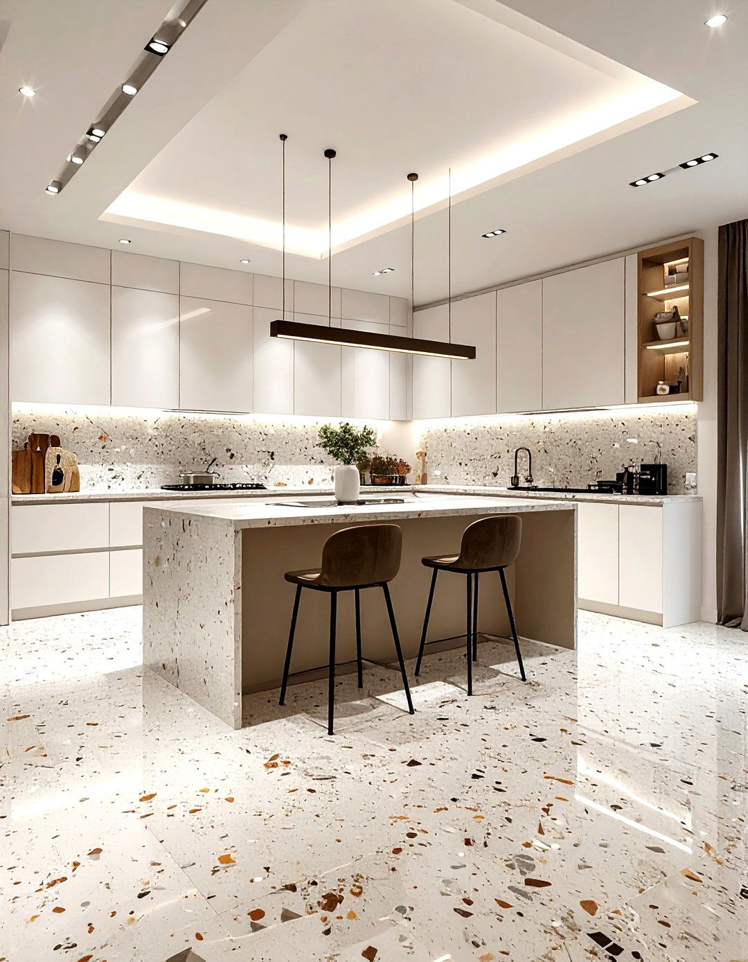 Terrazzo Kitchen Floor - 30 kitchen inspiration ideas