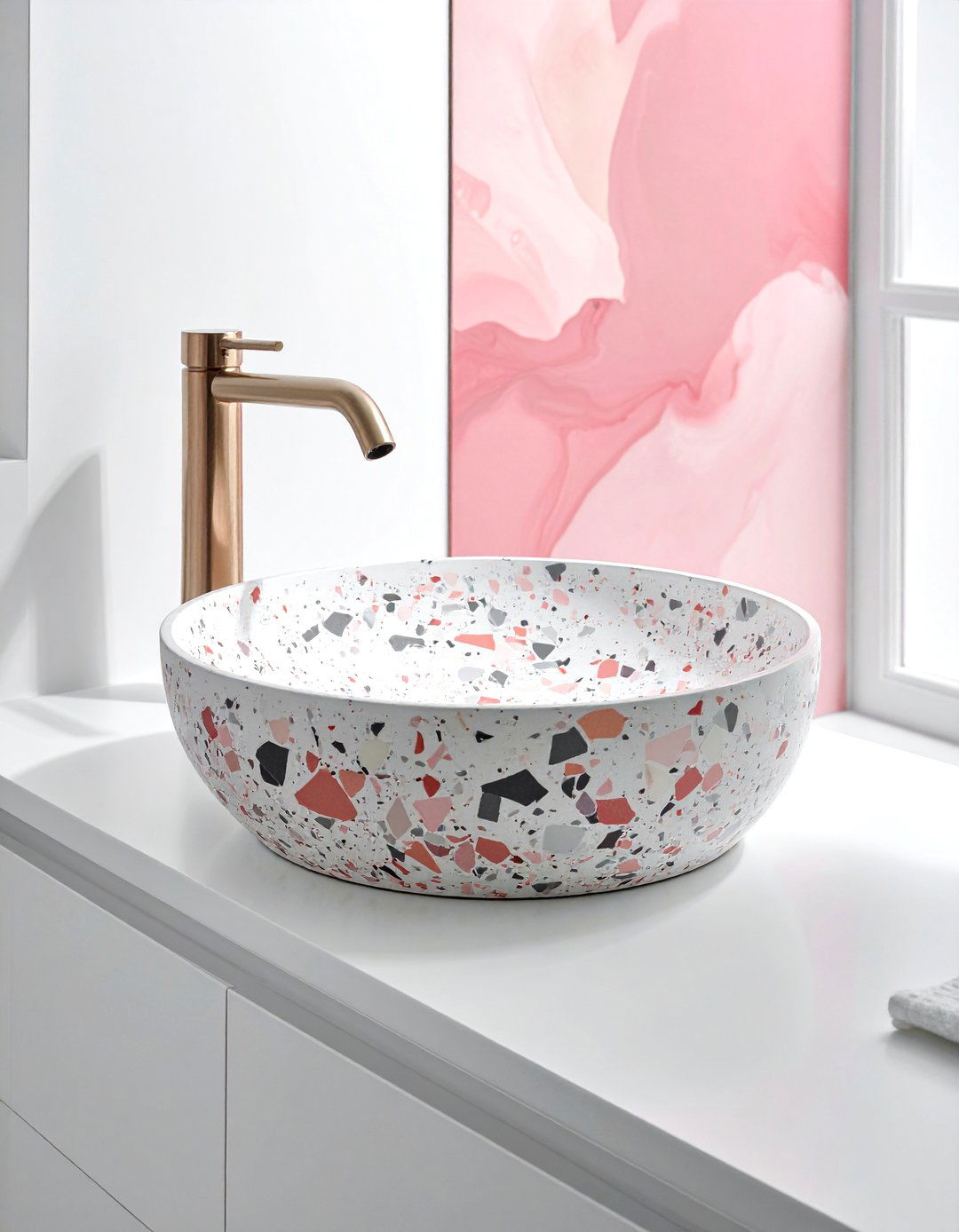 Terrazzo Sink - 30 bathroom sink ideas