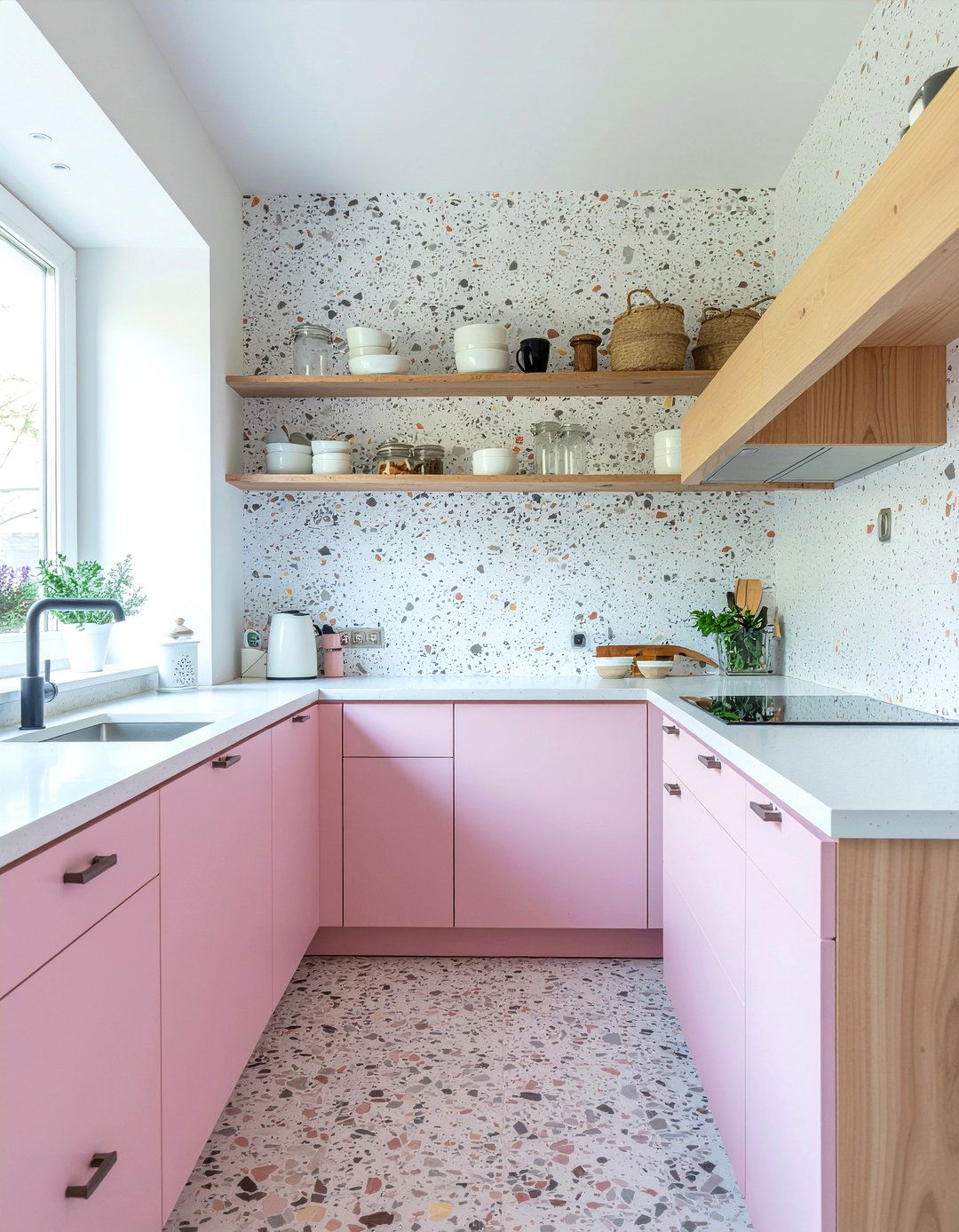 Terrazzo Tile Backsplash - 30 kitchen backsplash ideas