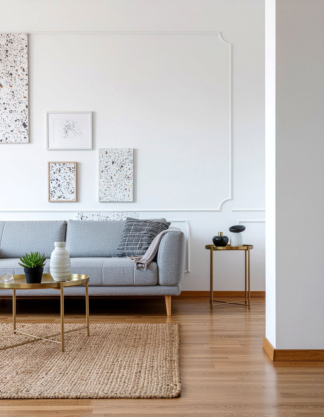 Terrazzo Wallpaper - 30 living room minimalist wallpapers