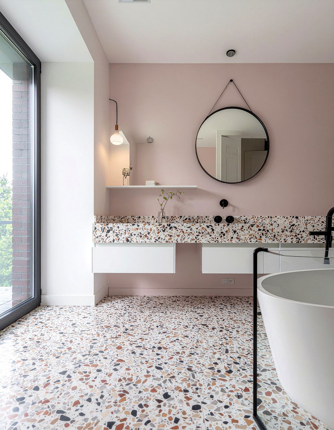 Terrazzo bathroom - 30 perfect bathroom ideas
