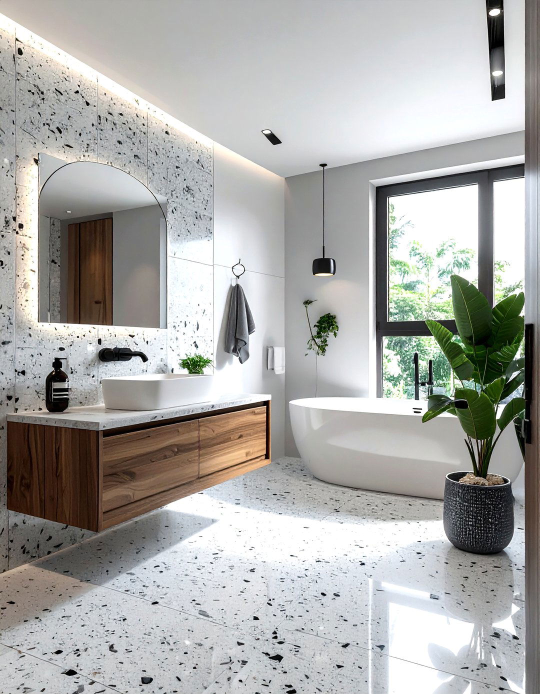 Terrazzo bathroom finish - 30 architect home decor ideas