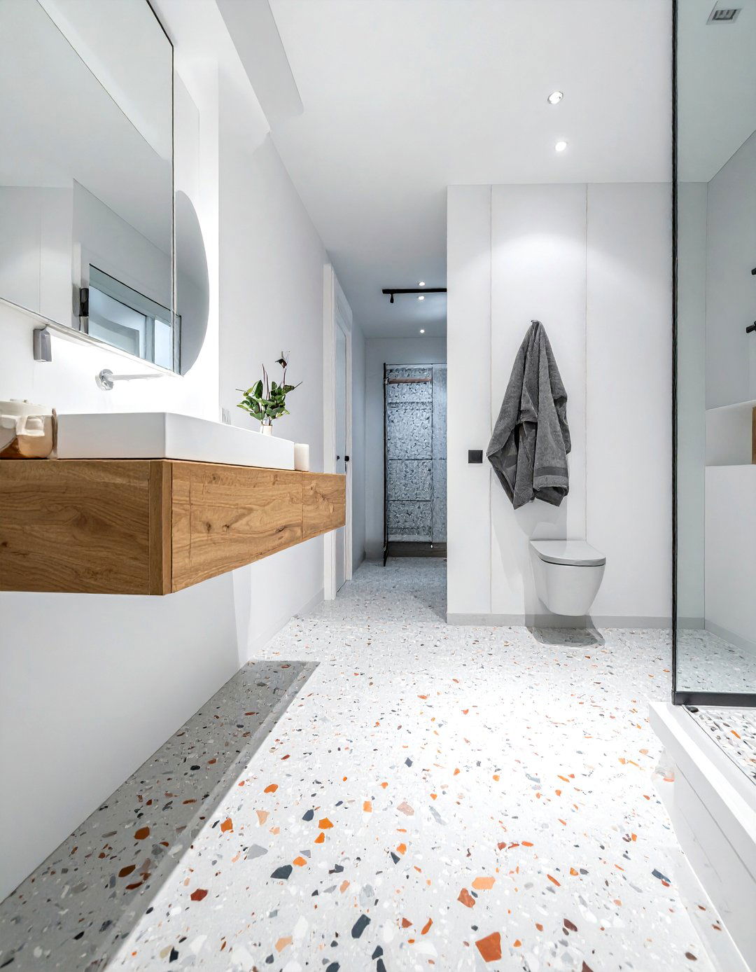 Terrazzo bathroom floor - 30 elegant bathroom ideas