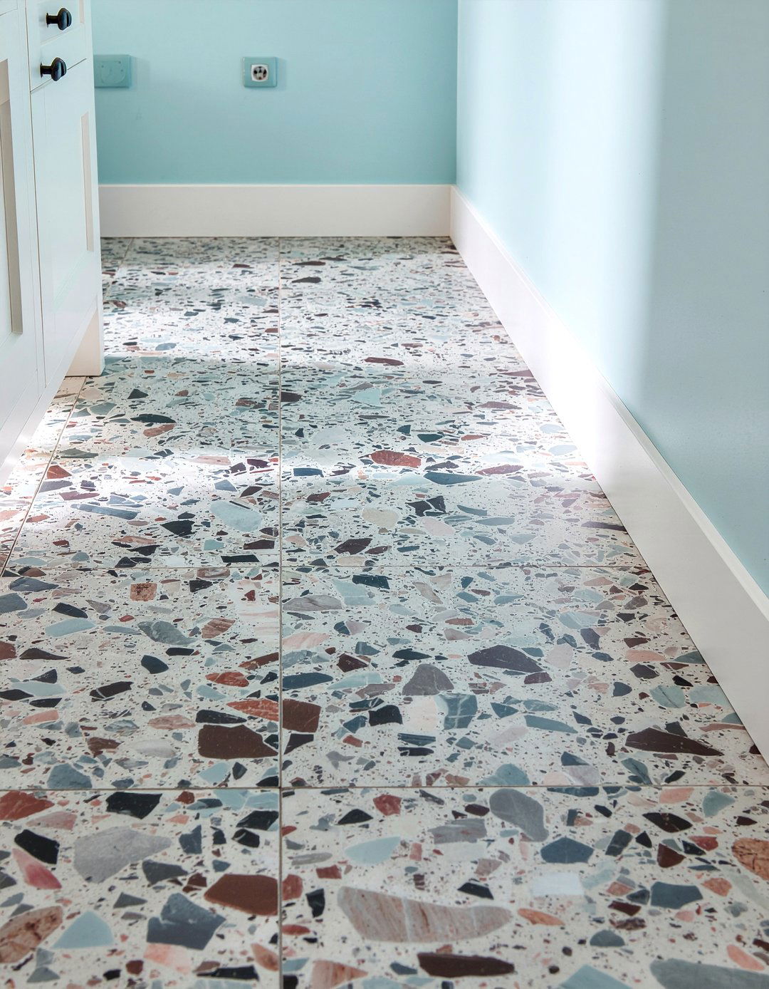 Terrazzo bathroom floor - 30 bathroom trend forecast ideas