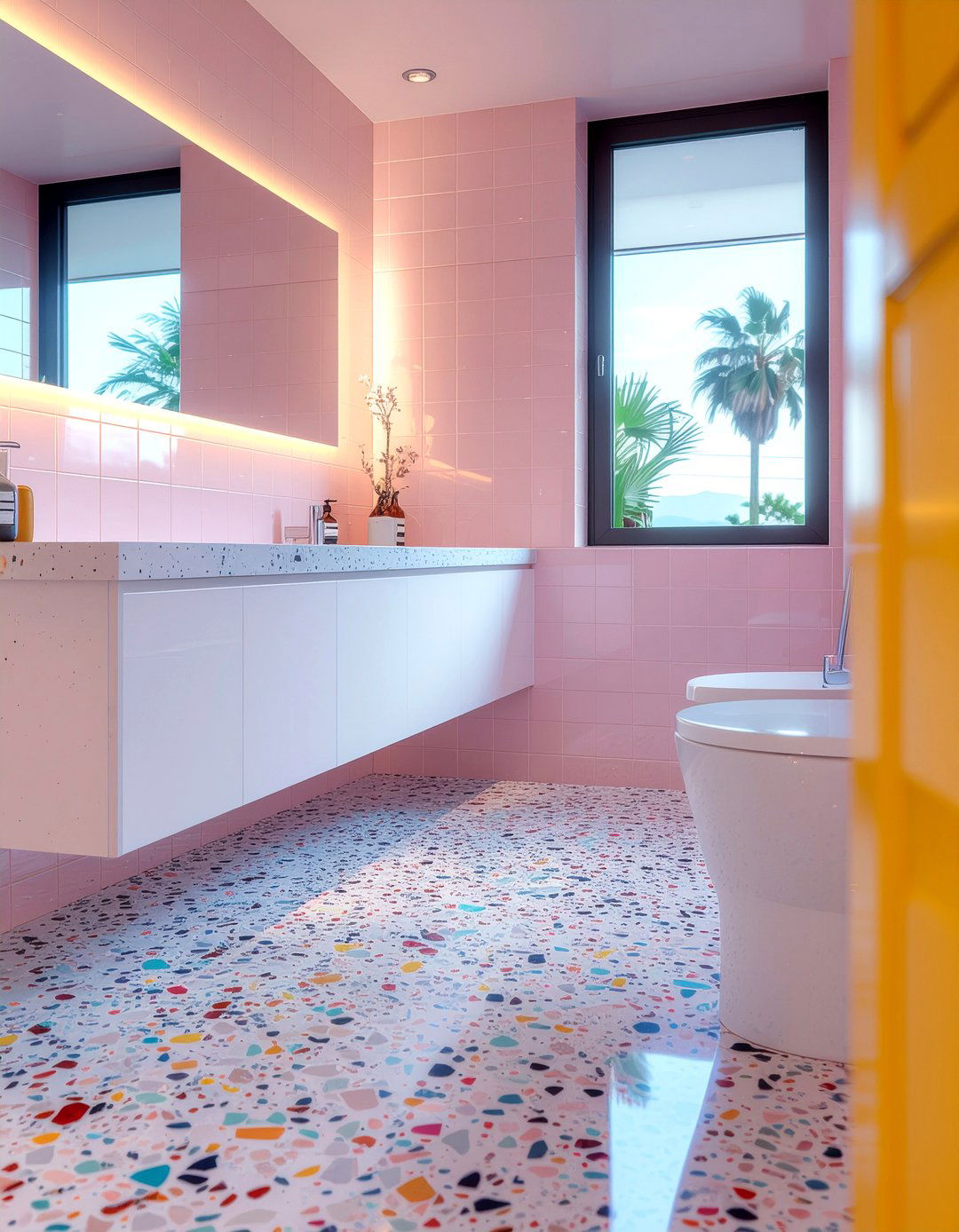 Terrazzo bathroom floor heat - 30 bathroom heated floor ideas
