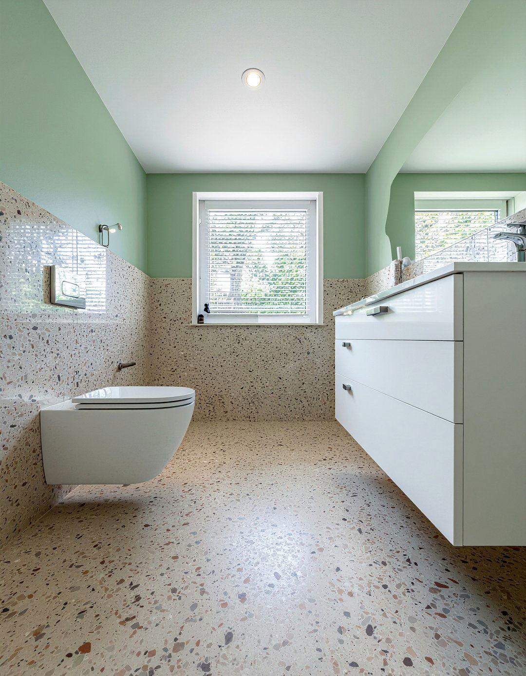 Terrazzo floor tile - 30 incredible bathroom ideas