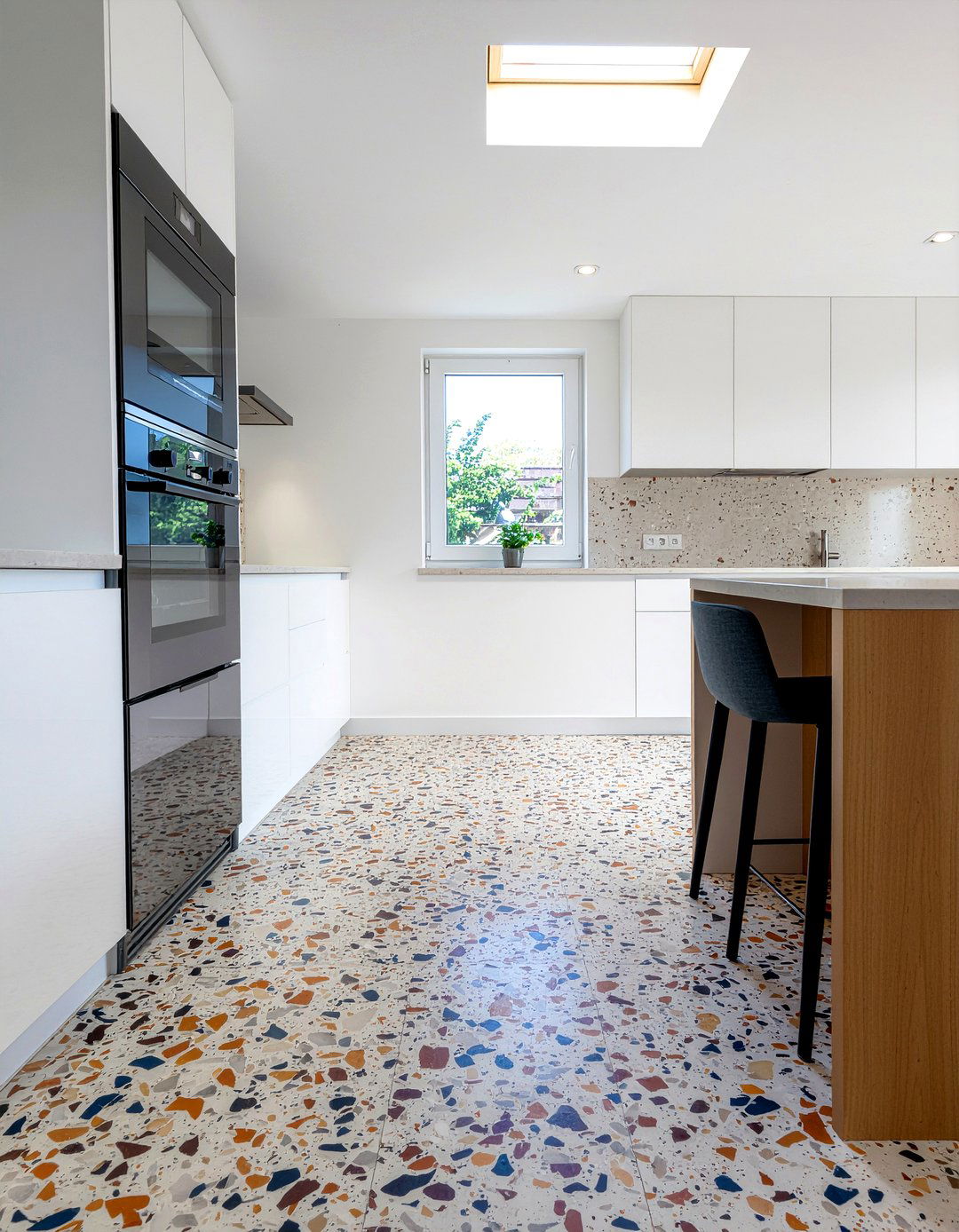 Terrazzo floor tiles - 30 retro kitchen ideas