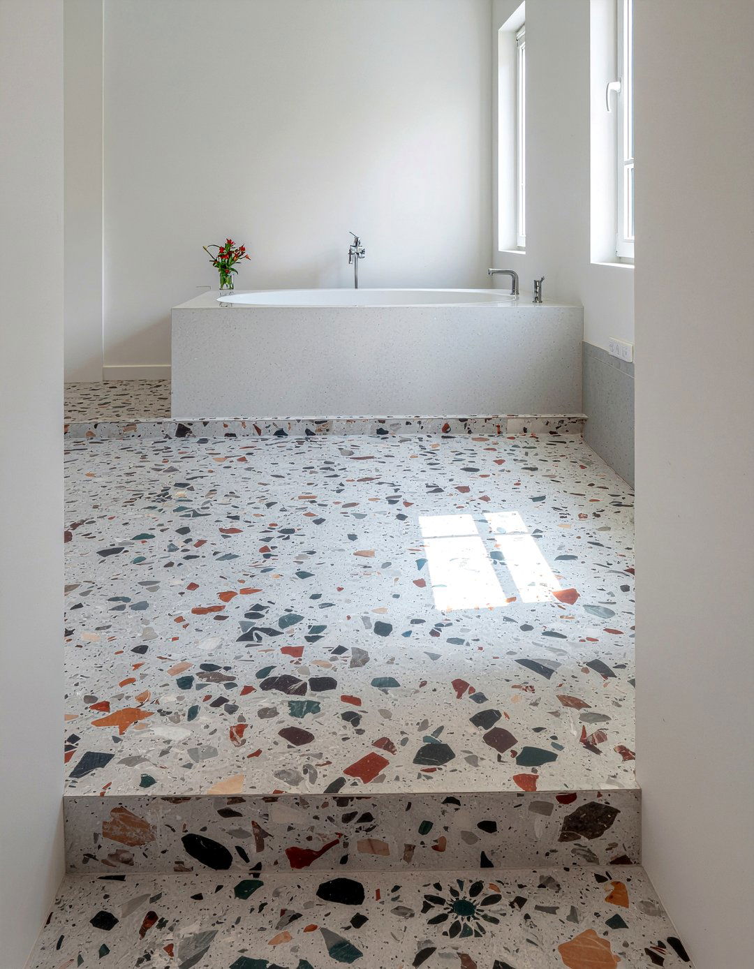 Terrazzo flooring - 30 luxe bathroom ideas